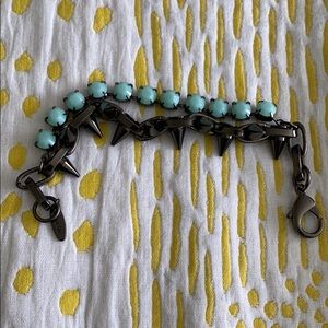 Gorgeous Joomi Lim Spike Double Chain Bracelet